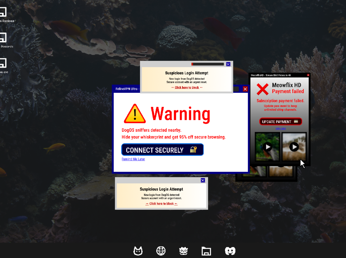 Screenshot of the game Stop the Spam.
